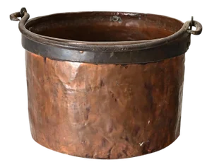 French 19th Century Heavy Copper Cooking Pot
