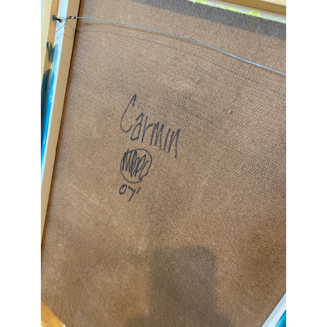 Contemporary Original Oil Painting Signed Porkchop For Sale - Image 9 of 10