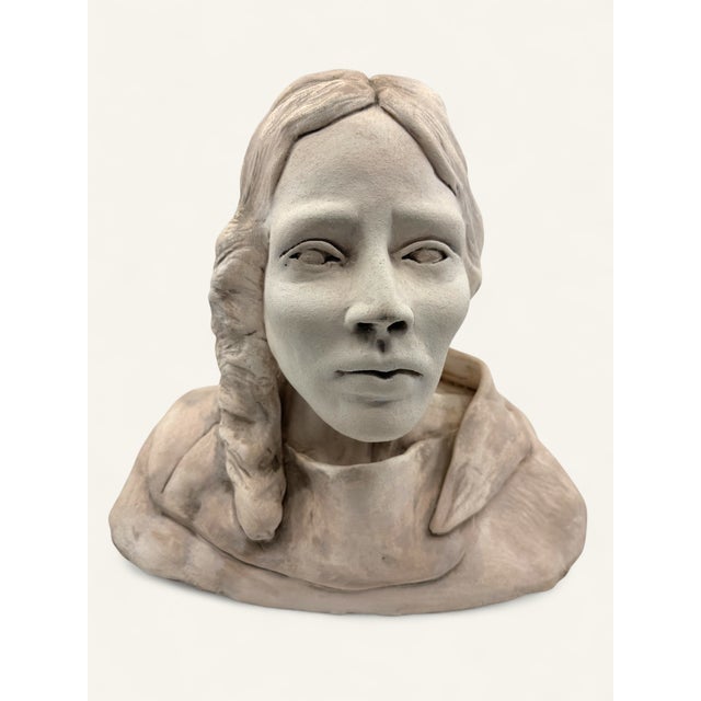 Stunning ceramic sculpture of a woman. Signed and dated 05’ on the back