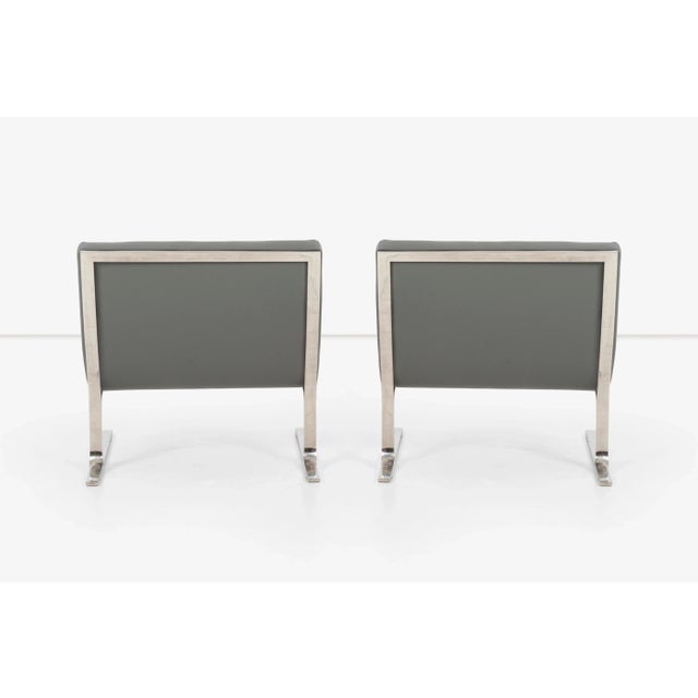 1950s Vintage Nicos Zographos Ch28 Lounge Chairs - a Pair For Sale In Chicago - Image 6 of 13