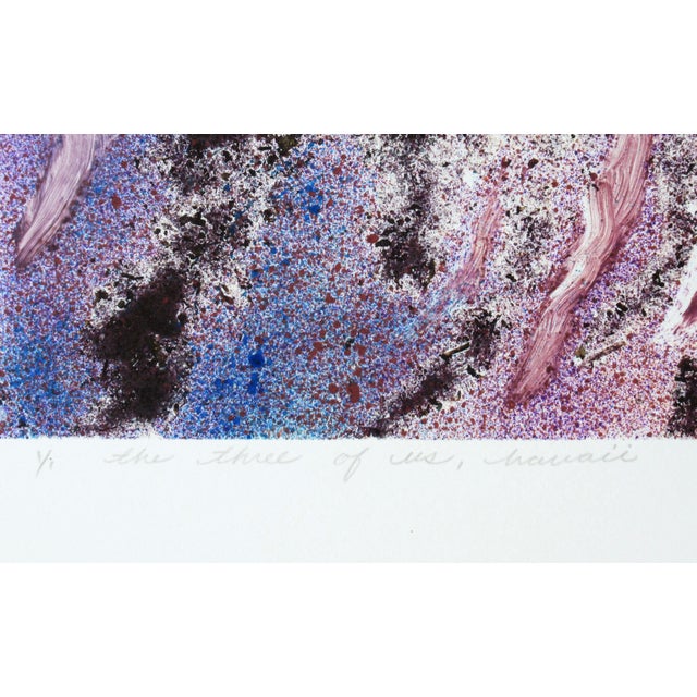 Yellow Phil Gallagher, The Three of Us, Hawaii, Circa 1990 For Sale - Image 8 of 10