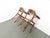 Wood Bent Beechwood Desk Chairs with Pyrographed Seats from Thonet, 1930s, Set of 2 For Sale - Image 7 of 17