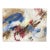 Abstract Expressionist Painting on Raw Canvas For Sale