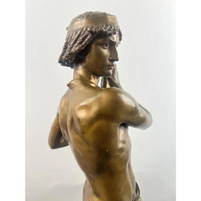 Bronze Jean-Baptiste Germain "Le Torrent" Bronze Sculpture for Tiffany &Co, Signed 1890 For Sale - Image 8 of 15