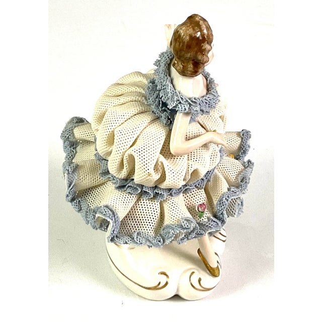 Late 19th Century Irish Dresden Porcelain “Georgina” Figurine For Sale - Image 4 of 11