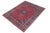 Shabby Chic Art Noueau Persian Red/Blue Wool Rug - 9'7'' X 12'11'' For Sale - Image 3 of 10