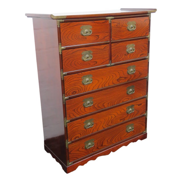 Hollywood Regency Tall Chest of Drawers 5724 For Sale