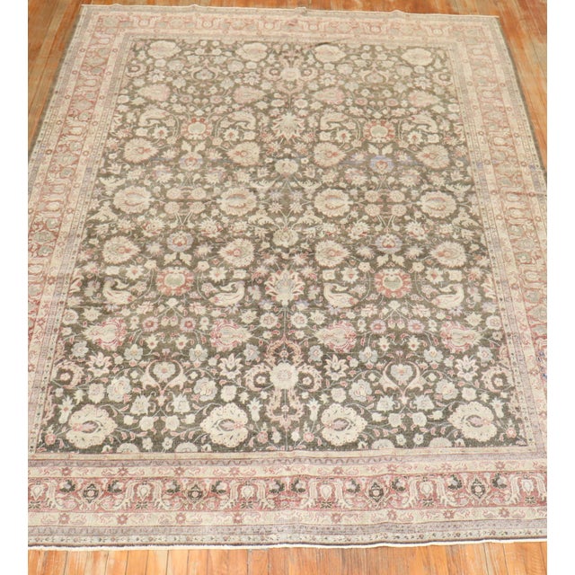 Mid 20th Century Brown Turkish Sivas Rug For Sale - Image 18 of 18