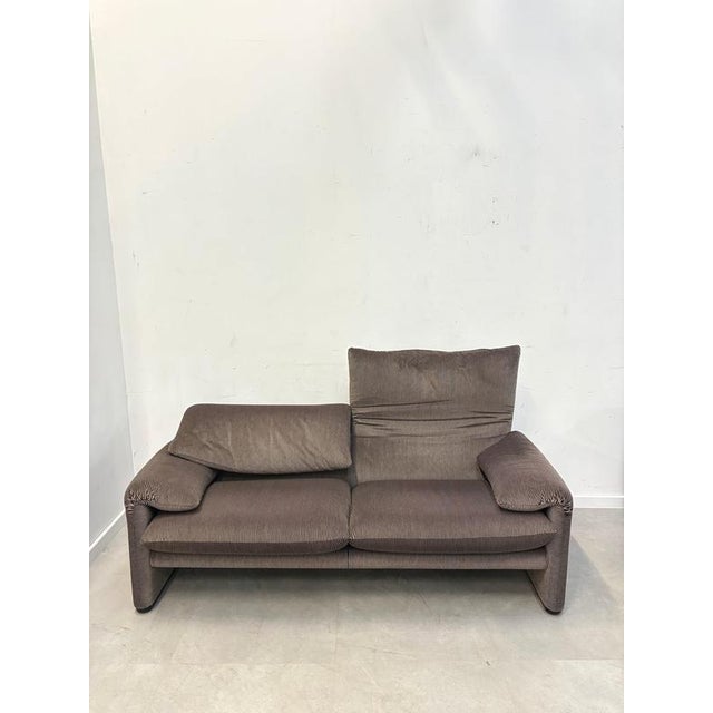 Sofa Set by Vico Magistretti for Cassina, Set of 2 For Sale - Image 6 of 10