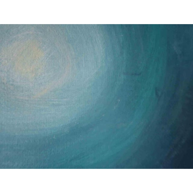 Contemporary Anna Maria Caboni, Blue Light, 2010s, Acrylic Painting For Sale - Image 3 of 4