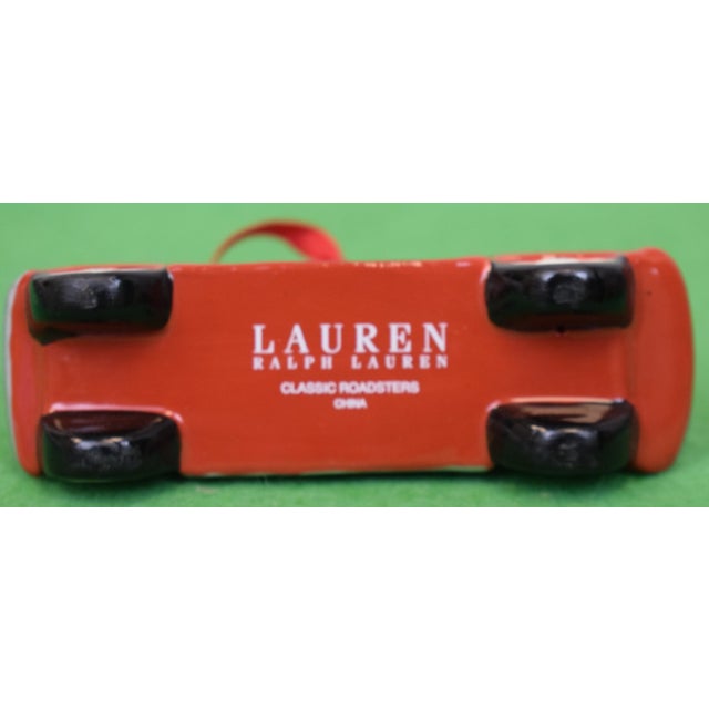 Box Set X 3 Ralph Lauren Ceramic Classic Roadsters Christmas Ornaments (New W/ Tartan Box) For Sale - Image 9 of 14