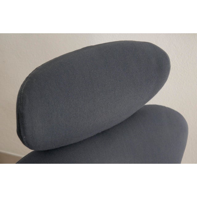 Dodo K 10 Lounge Chair in Duca Anthracite Fabric by Tohiyuki Kita for Cassina, 2000s For Sale - Image 11 of 15