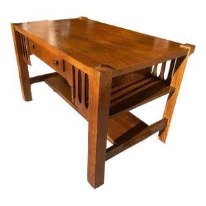 Antique Mission Oak Desk