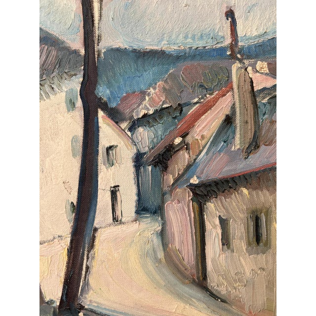 René Guinand, Festivities in the Town in Geneva, Oil on Canvas, 1919, Framed For Sale - Image 12 of 18