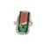 13.48 Carat Watermelon Tourmaline Diamond Platinum, Size 6.75 For Sale In Los Angeles - Image 6 of 9