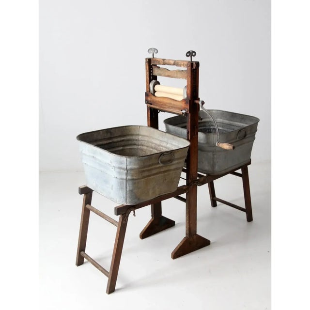 Vintage Belknap Bluegrass Wringer Washstand For Sale - Image 11 of 13