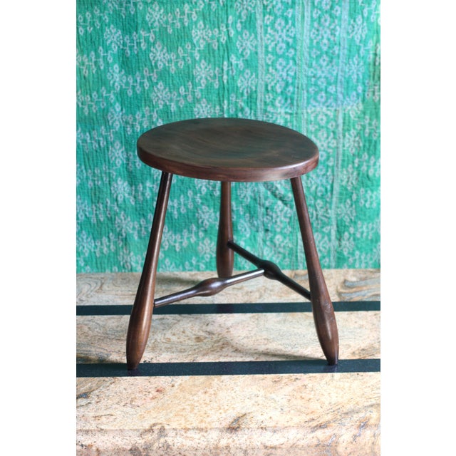 1950s Tripod Stool From Hale of Vermont For Sale - Image 4 of 10