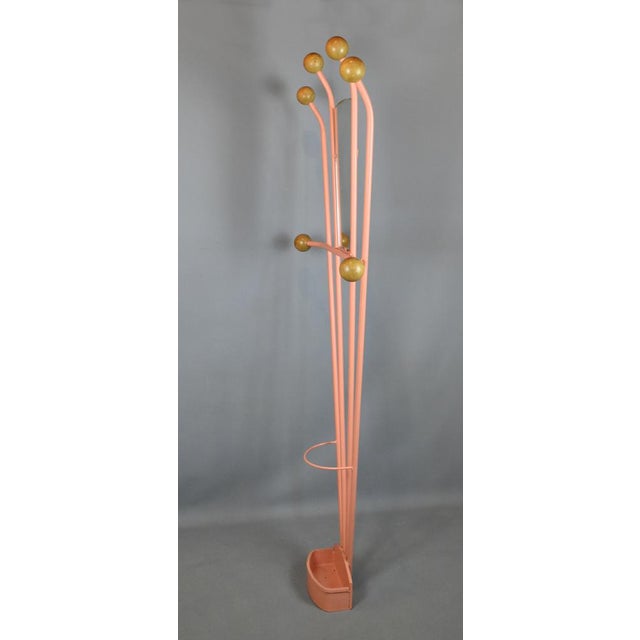 Wood French Coat Rack and Umbrella Stand, 1940s For Sale - Image 7 of 13