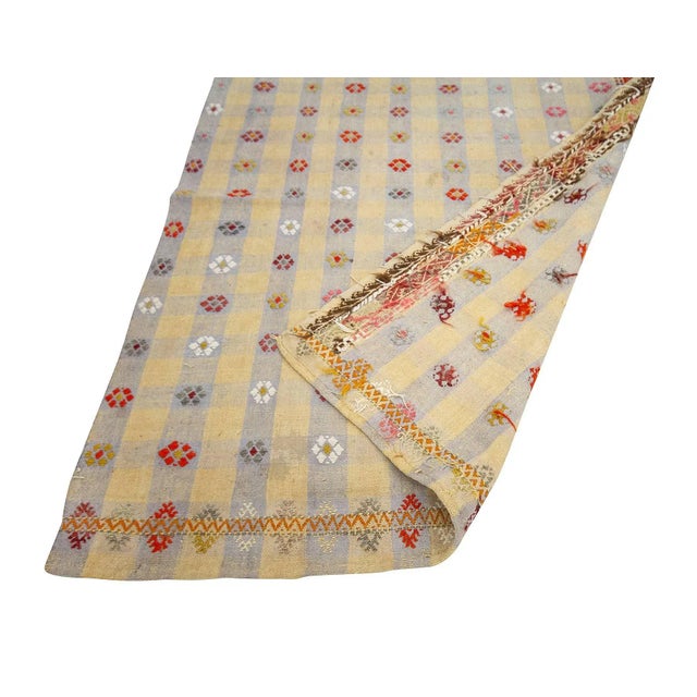 Mid 20th Century Vintage Turkish Adana Kilim Runner For Sale - Image 5 of 7