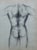 Luis Caballero (1943–1995), Charcoal Male Nude Drawing, Colombia For Sale - Image 4 of 5