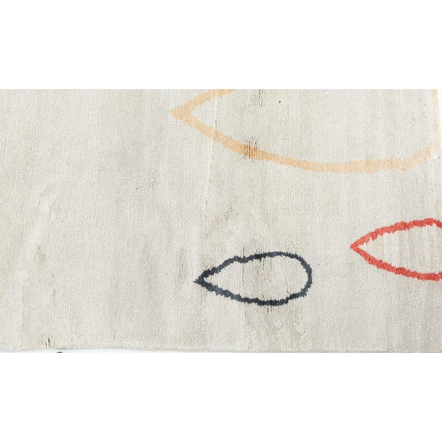 Early 21st Century Modern Art Deco Inspired Hand Knotted Wool Rug by Doris Leslie Blau For Sale - Image 5 of 7