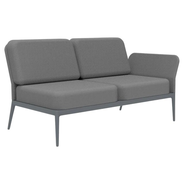 Cover Grey Double Left Sofa by Mowee For Sale