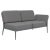 Cover Grey Double Left Sofa by Mowee For Sale