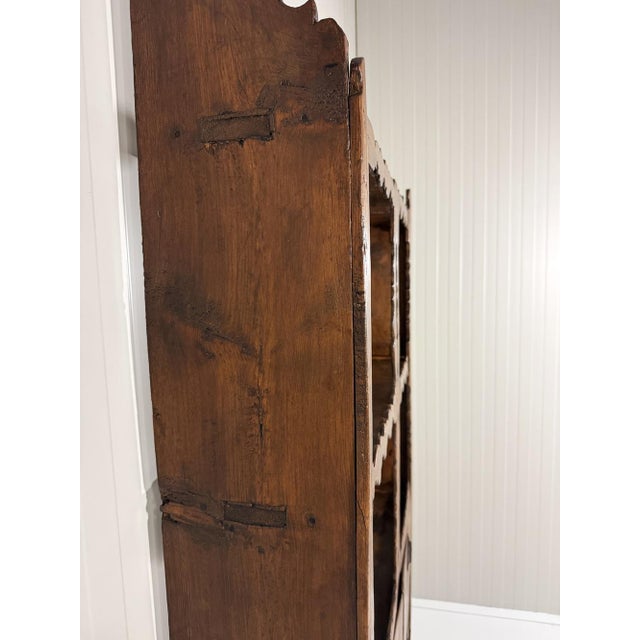 Antique Rustic Wall Unit Plate Cabinet, 1900s For Sale - Image 15 of 18