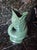 Mid-Century Modern Vintage Mid-Century Dartmouth Pottery Devon Green Fish "Gurgling" Gluggle Jug (j.g.) For Sale - Image 3 of 9
