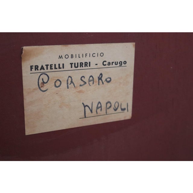 Vintage Dining Room Suite by Osvaldo Borsani for Fratelli Turri, Italy, 1950s, Set of 9 For Sale - Image 9 of 18