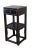 Chinese Late 19th Century Antique Chinese Qing Dynasty Black Lacquer Elm Tiered Side Table Pedestal Stand For Sale - Image 3 of 11