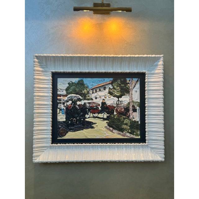 Original Oil Painting Titled “Old Europe,” Signed and Dated 2013 by the Artist Artak Muradyan (Armenian School). For Sale In Miami - Image 6 of 6