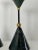 1980s Avant-Garde Black and Green Marble Stone Brass Cones Candlesticks - a Pair For Sale In Detroit - Image 6 of 6