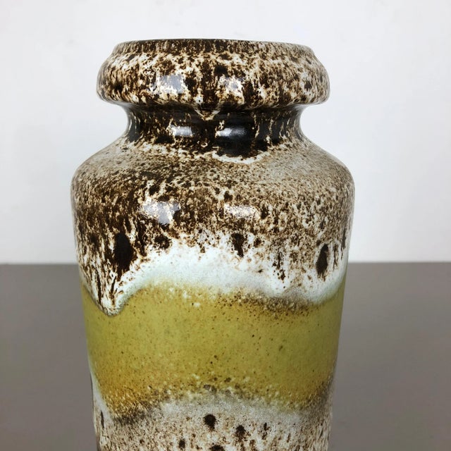 Beige Vintage German Bauhaus Ceramic Studio Pottery from Scheurich, 1970s For Sale - Image 8 of 13