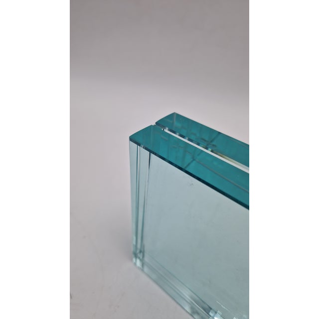 Vintage Photo Frame in Cut Glass from Fontana Arte, 1960s, in Very Good conditions. Designed 1960 to 1969 This piece is...
