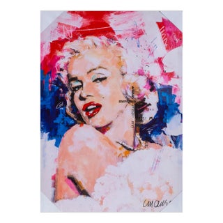 Marilyn Monroe, Sid Maurer Giclee Print on Canvas For Sale