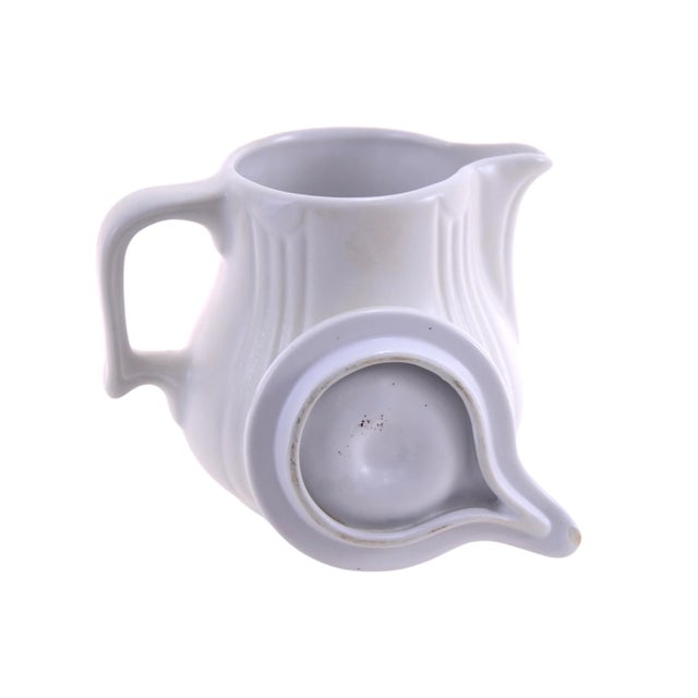 White Lidded Creamer Pitcher For Sale In Chicago - Image 6 of 6