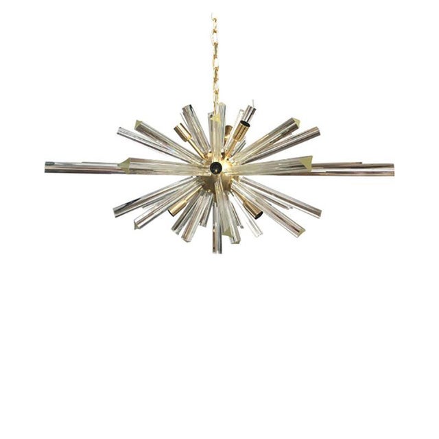 Murano Glass Oval Sputnik Chandelier by Simoeng For Sale - Image 4 of 4