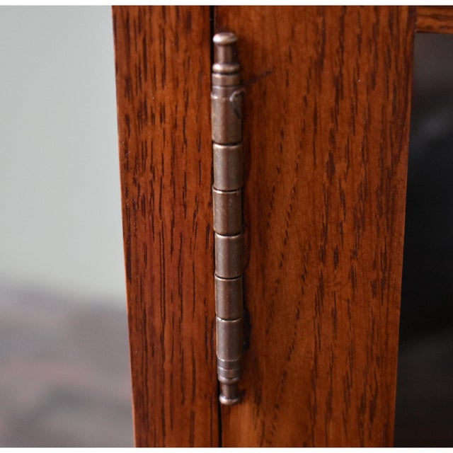 Mission Mission Oak 3 Door Console - Michael's Cherry (Mc1) For Sale - Image 3 of 8