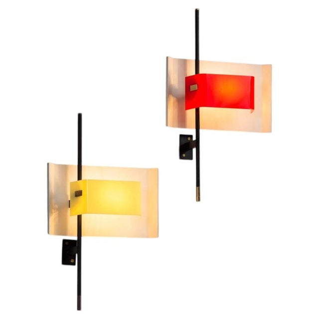 Model 2020 Wall Lamps attributed to Bruno Gatta for Stilnovo, Italy, 1955, Set of 2 For Sale - Image 16 of 16