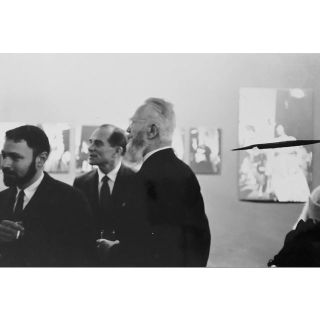 Fred McDarrah, Vintage Silver Gelatin Signed Photograph Edward Steichen, MoMA Photo, 1962 For Sale