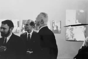 Fred McDarrah, Vintage Silver Gelatin Signed Photograph Edward Steichen, MoMA Photo, 1962