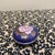 1960s Vintage Chinese Cloisonné Enamel Peony Trinket Box in Cobalt Blue For Sale - Image 5 of 7