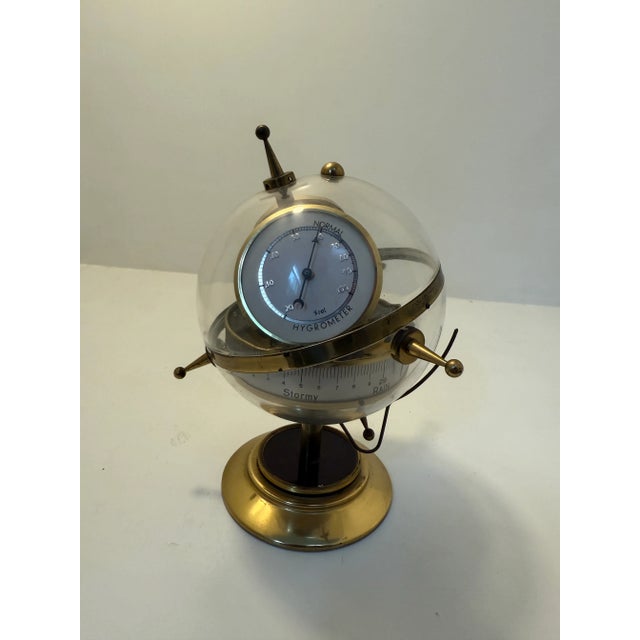 Very collectable Sputnik Weather Station Barometer by BGM Huger West Germany MCM. This vintage German weather station is a...