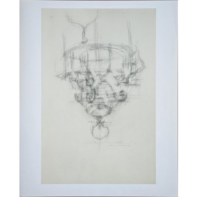 Alberto Giacometti, Chandelier, 1963, Lithograph For Sale - Image 4 of 8