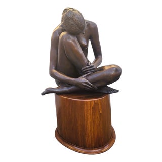 M Ventura, Nude of a Woman, Late 20th Century, Bronze For Sale