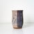Signed Handmade Ceramic Studio Pottery Tumbler Shaped Vessel With Abstract Brushwork & Variegated Glaze For Sale - Image 9 of 16