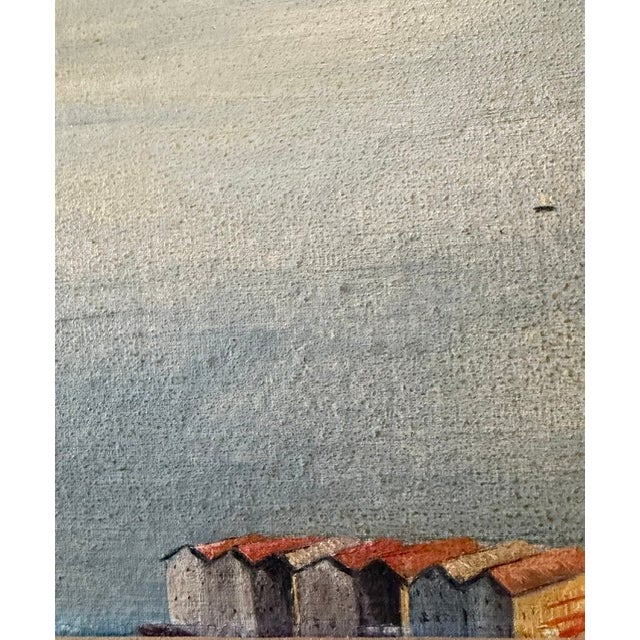 Early Oil Painting - Landscape - Mount Vesuvius and the Bay of Naples, Italy, Signed For Sale In New York - Image 6 of 16