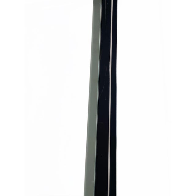 Modern Square Coffee Table with Iron Frame and Double Glass Shelf, 1999 For Sale - Image 3 of 9