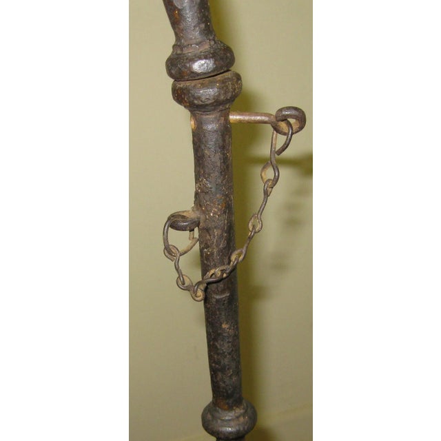 Mid 19th Century 19th century Hand-Forged Metal English Music or Folio Stand For Sale - Image 5 of 8